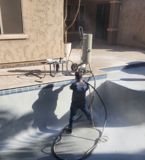 Pool Tile Cleaning